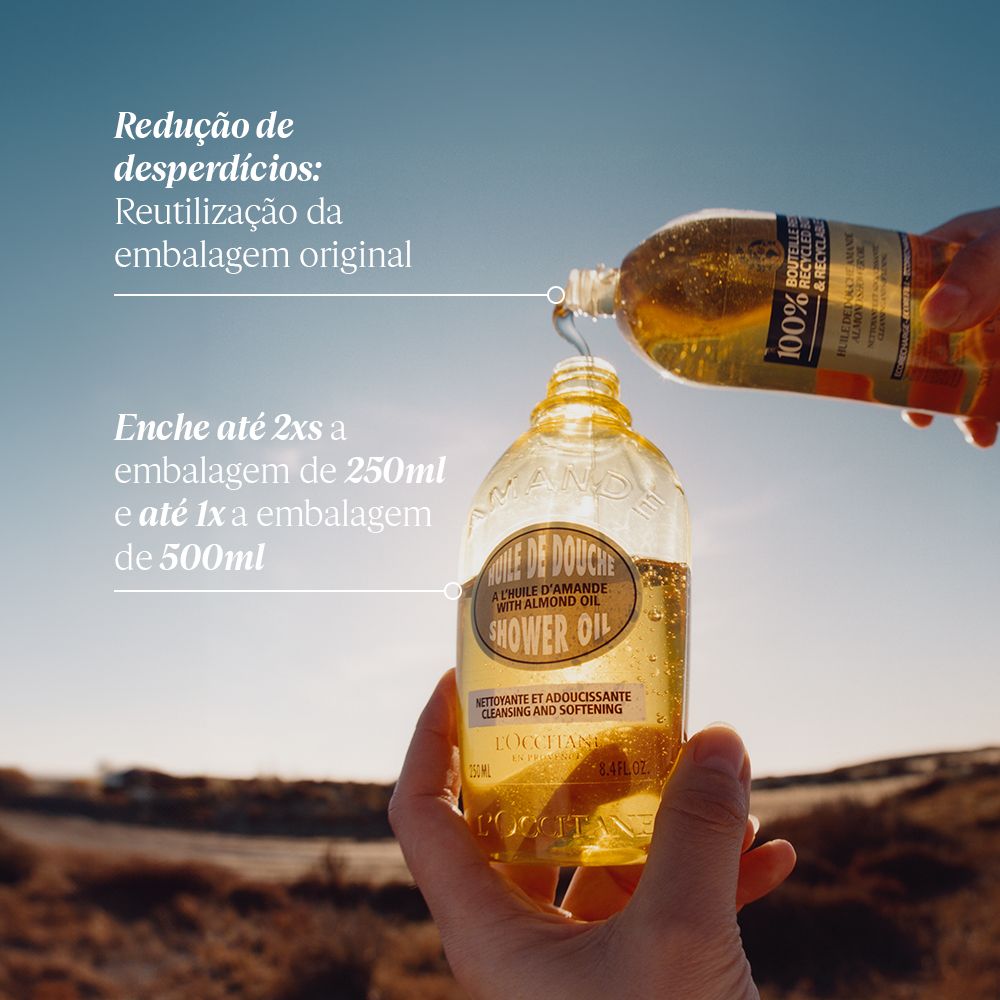 Eco-Refil Óleo Hidratante de Banho Amêndoa 500ml, , large image number 2